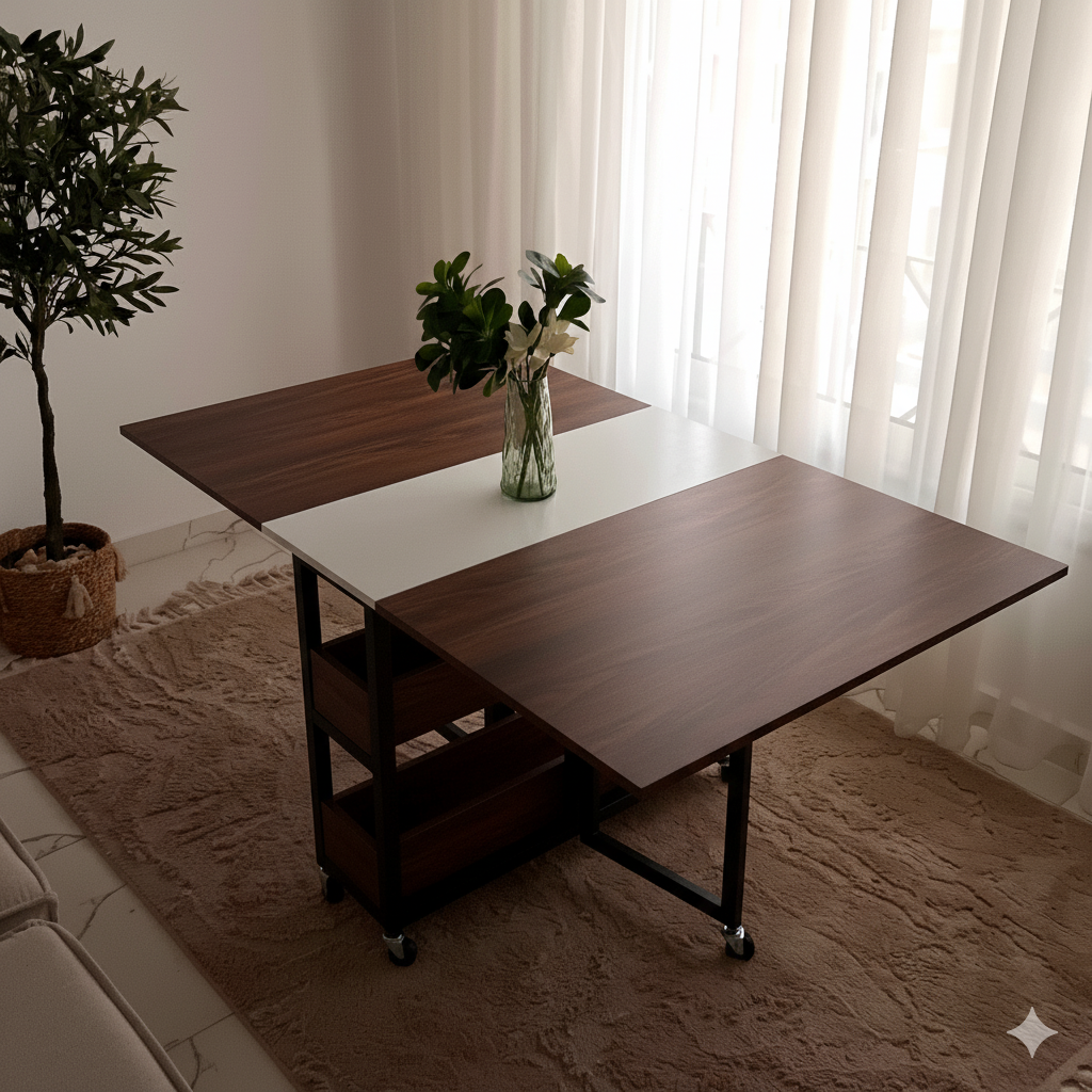 Dinning Table - Multi colors - Steel - MDF