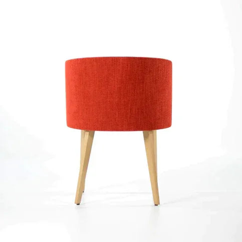 Chair - Oak Wood - Beech Wood - Linen- Multi color - 60x60x80 cm - Cataloug