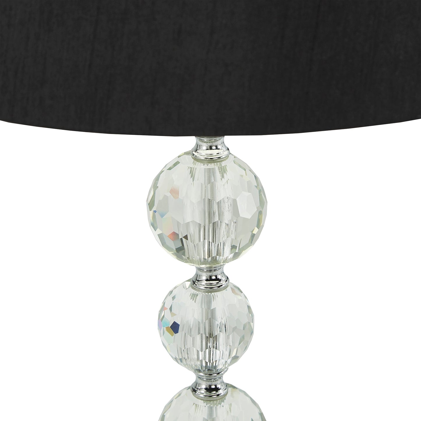 Floor Lamp - Steel -Silver & black - 150x40 cm