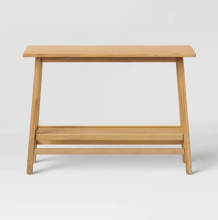 كونسول مع مرآة-NW-لون خشبي-110x29x61 سم