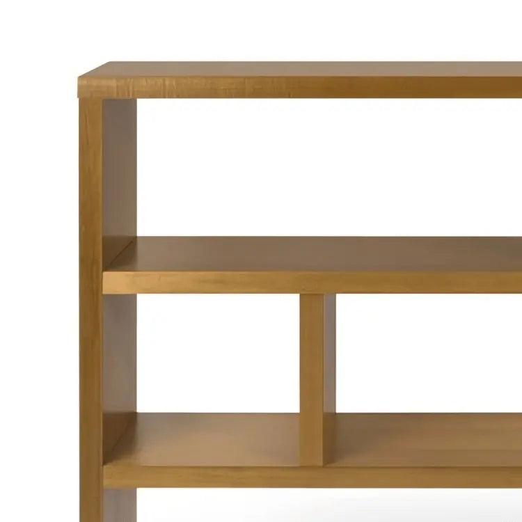 كونسول مع مرآة-NW-لون خشبي-100x29x100 سم