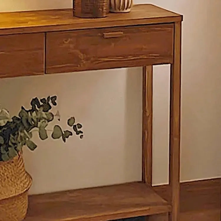 وحدة تحكم مع مرآة - NW - بني - 99 × 35 × 91