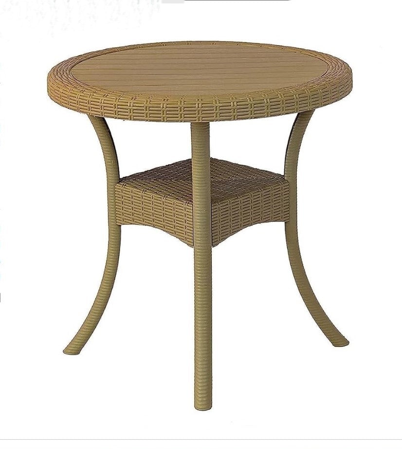 Outdoor set: 4 chairs + table - Plastic - Beige