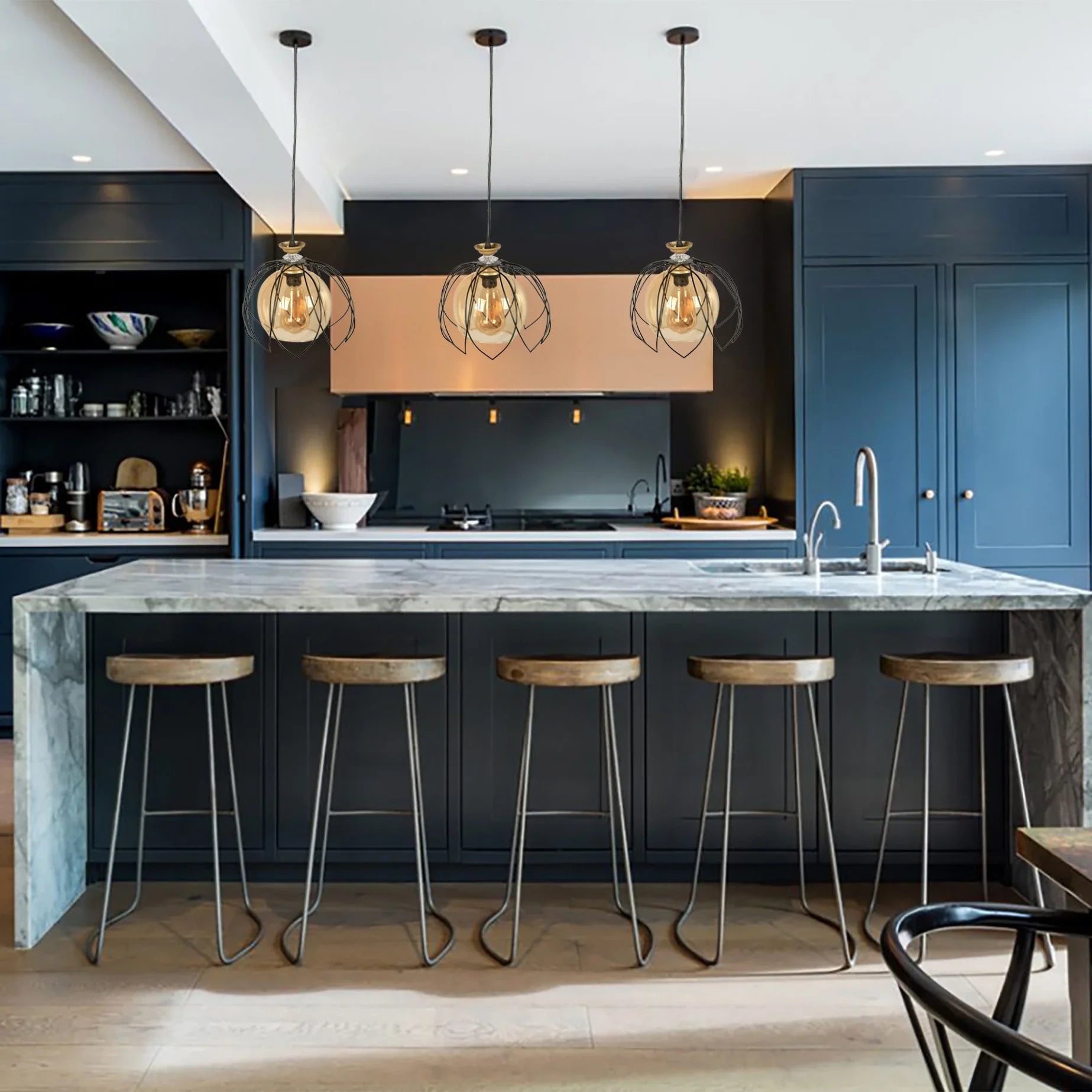 Ceiling lamp - Black - 23x80 cm - Cataloug