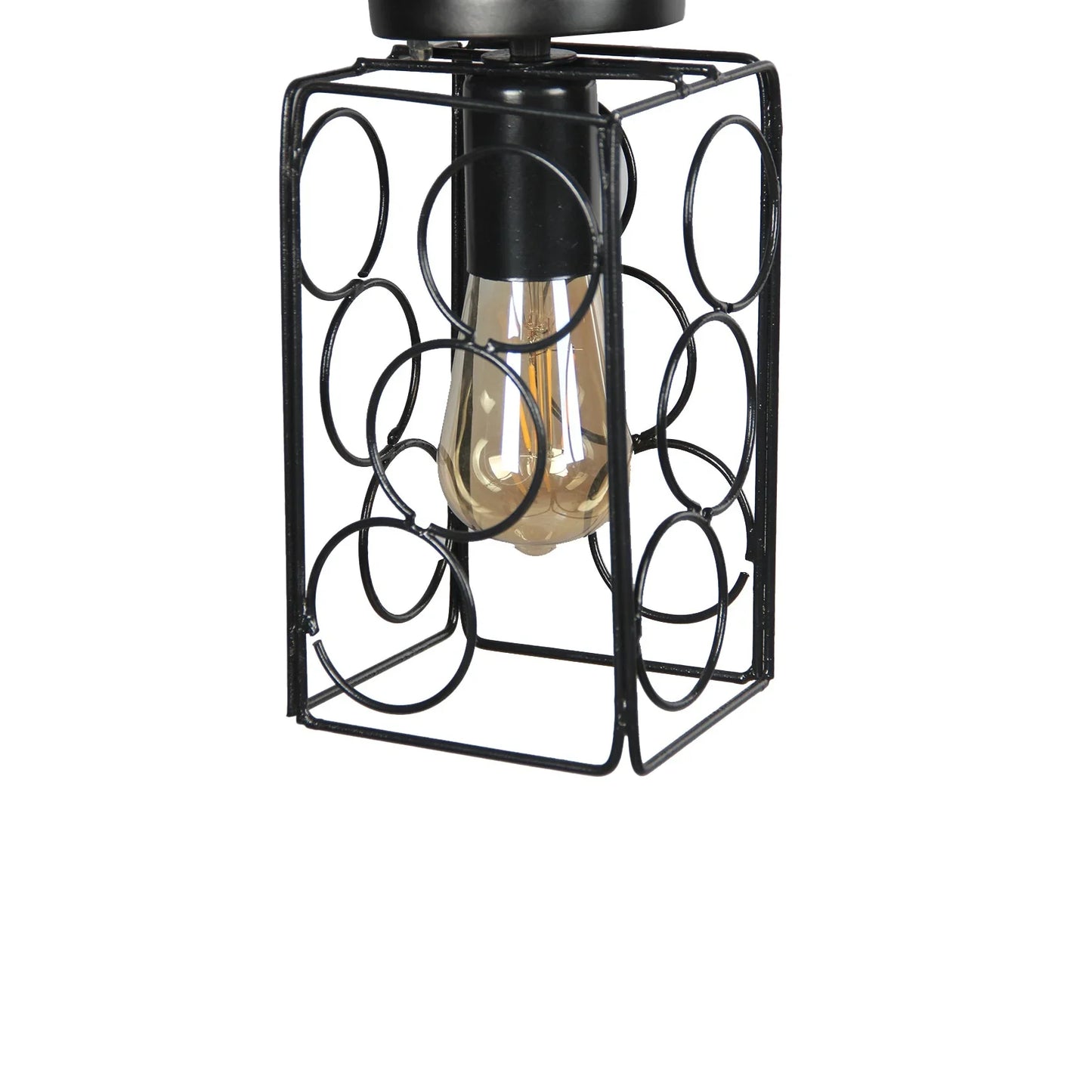 Ceiling lamp - Black - 12x20 cm - Cataloug