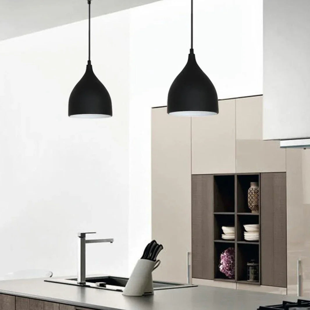 Double ceiling lamp - Black - 24x80 cm - Cataloug