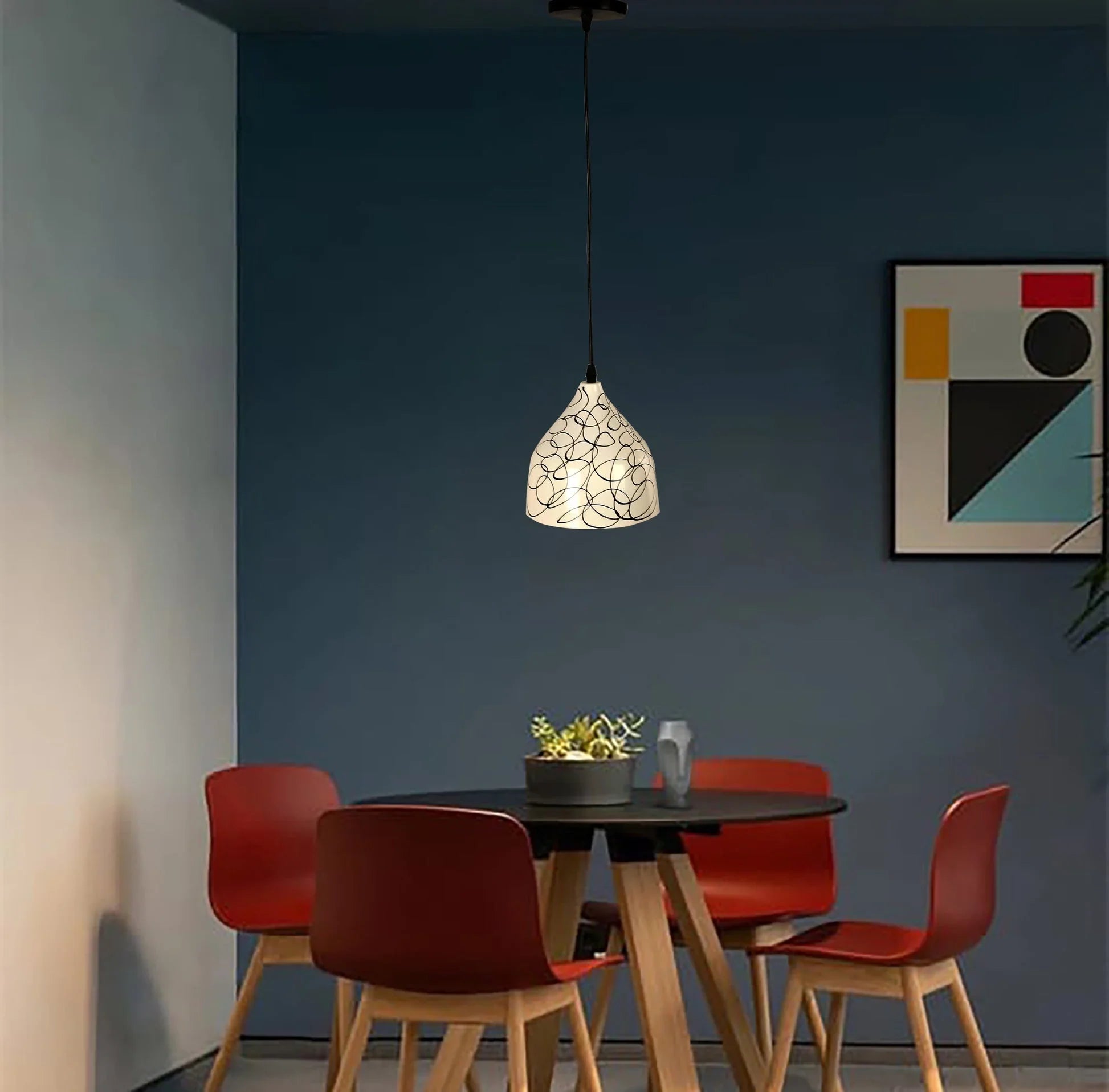 Ceiling lamp - Black - 17x70 cm - Cataloug