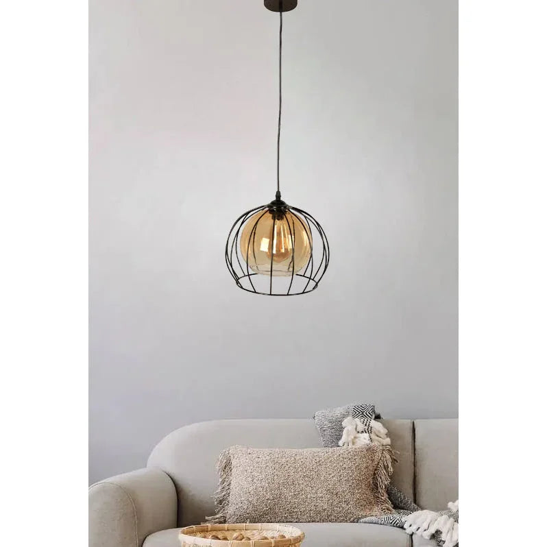 Ceiling lamp - Black - 25x80 cm - Cataloug