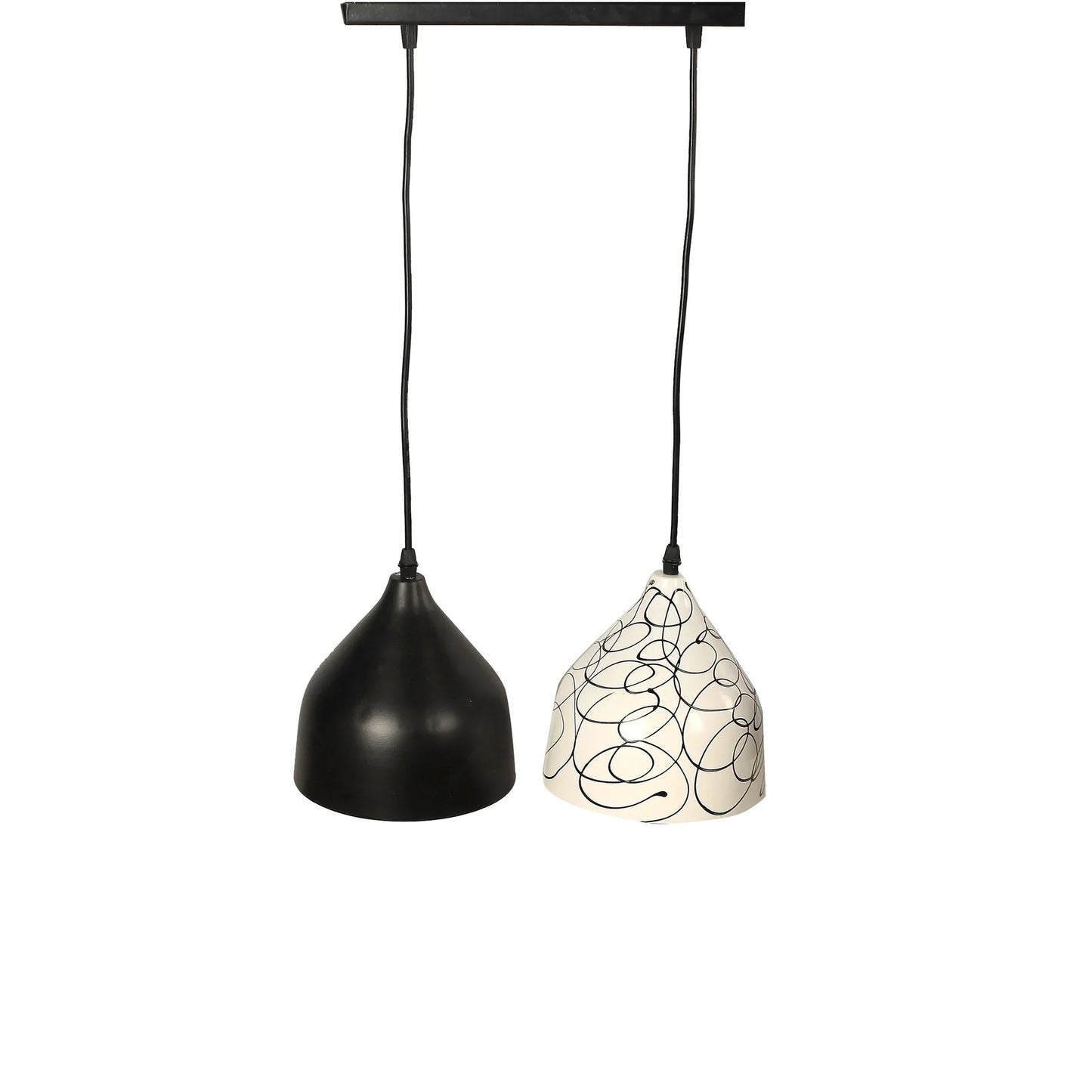 Ceiling lamp - Black - 24x80 cm - Cataloug