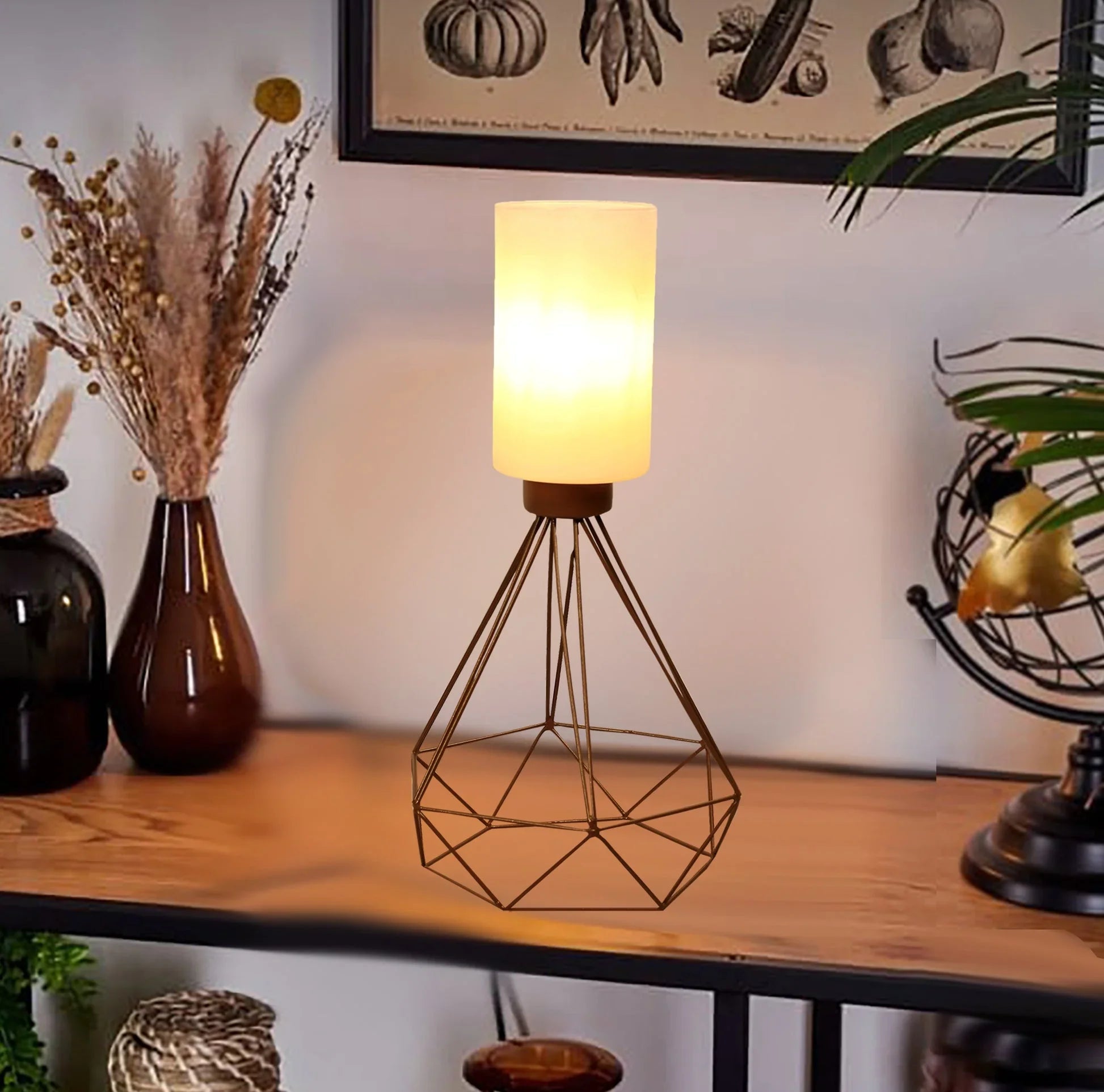 Table lamp - Black - 22x50 cm - Cataloug