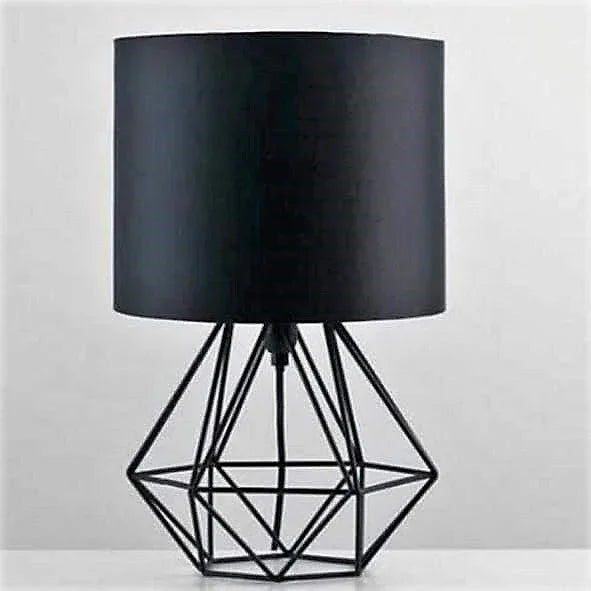Two-piece table lamp - Black - 23x41 cm - Cataloug