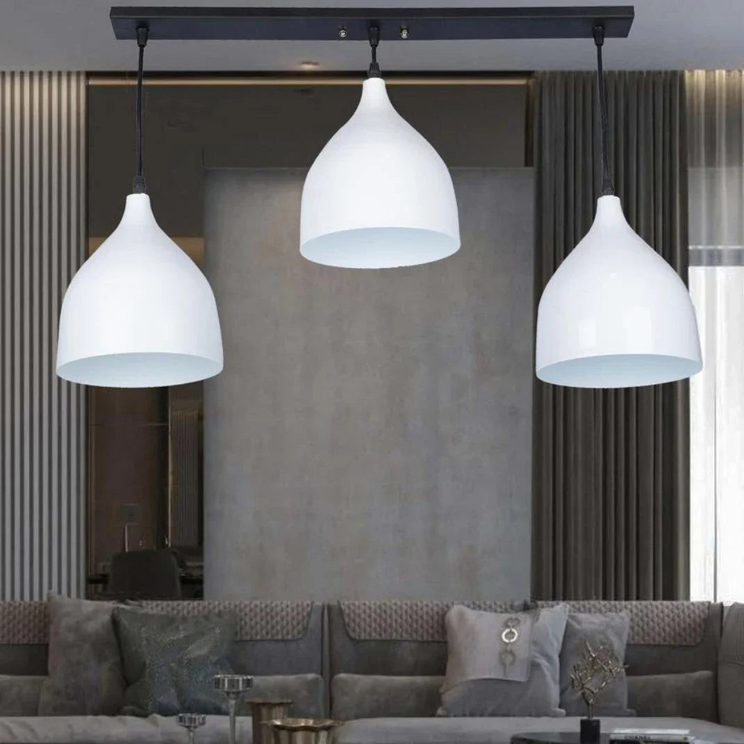 Triple ceiling lamp - Black - 50x80 cm - Cataloug