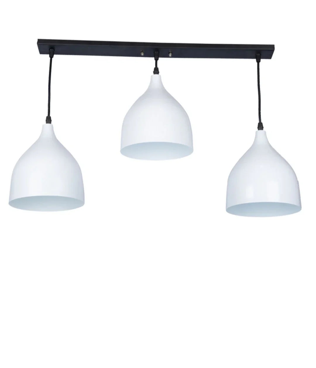 Triple ceiling lamp - Black - 50x80 cm - Cataloug