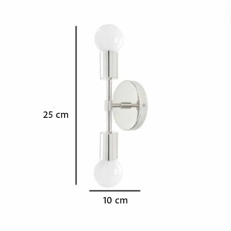 Wall lamp - White - 10x25 cm - Cataloug