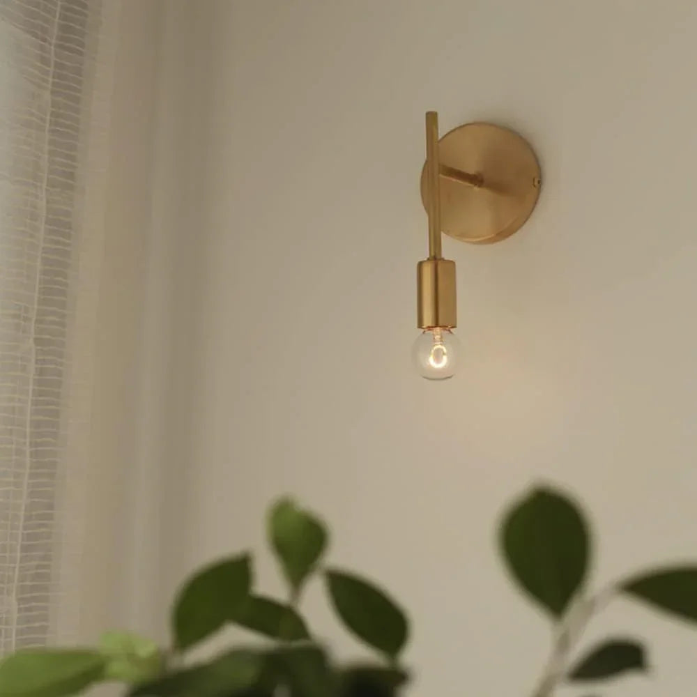 Wall lamp - Gold - 12x14 cm - Cataloug