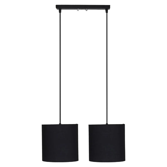 Double ceiling lamp - Black - 35x75 cm - Cataloug