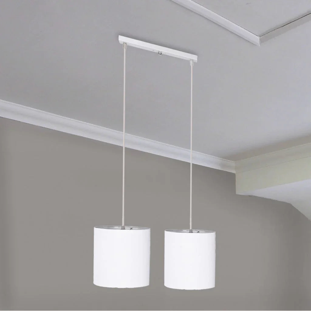 Double ceiling lamp - White - 30x75 cm - Cataloug