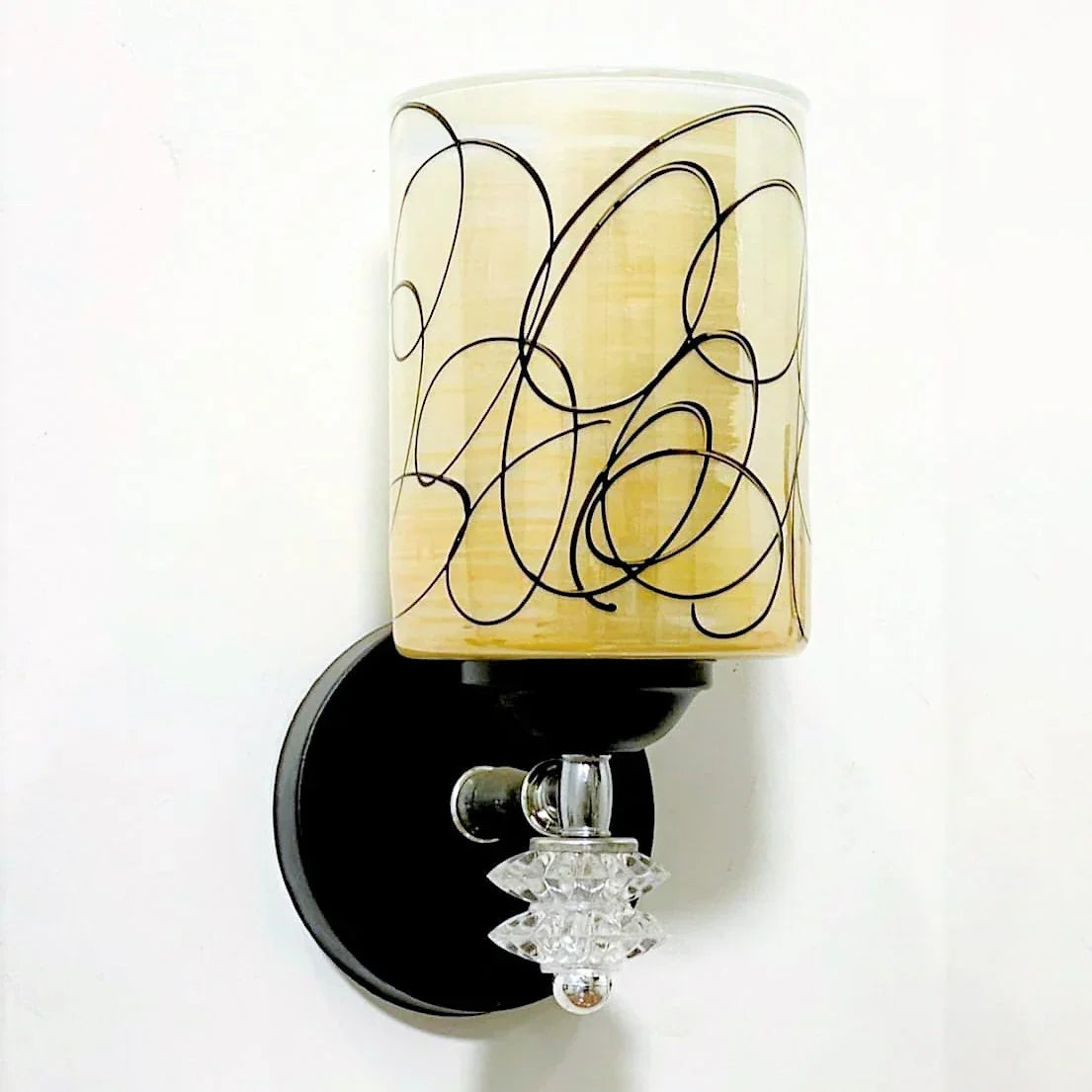 Wall lamp - Black - 15x15 cm - Cataloug