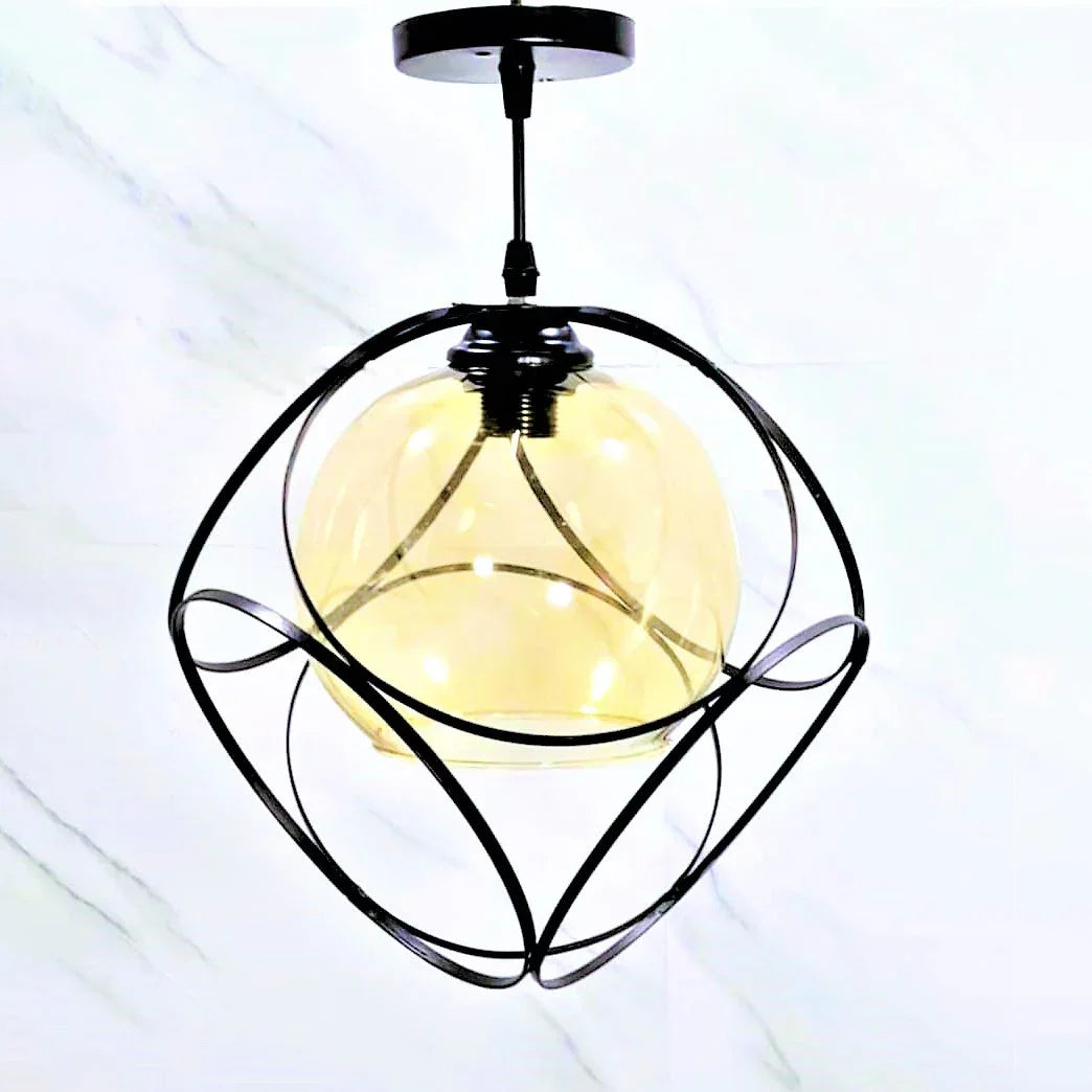 Ceiling lamp - Black - 20x75 cm - Cataloug