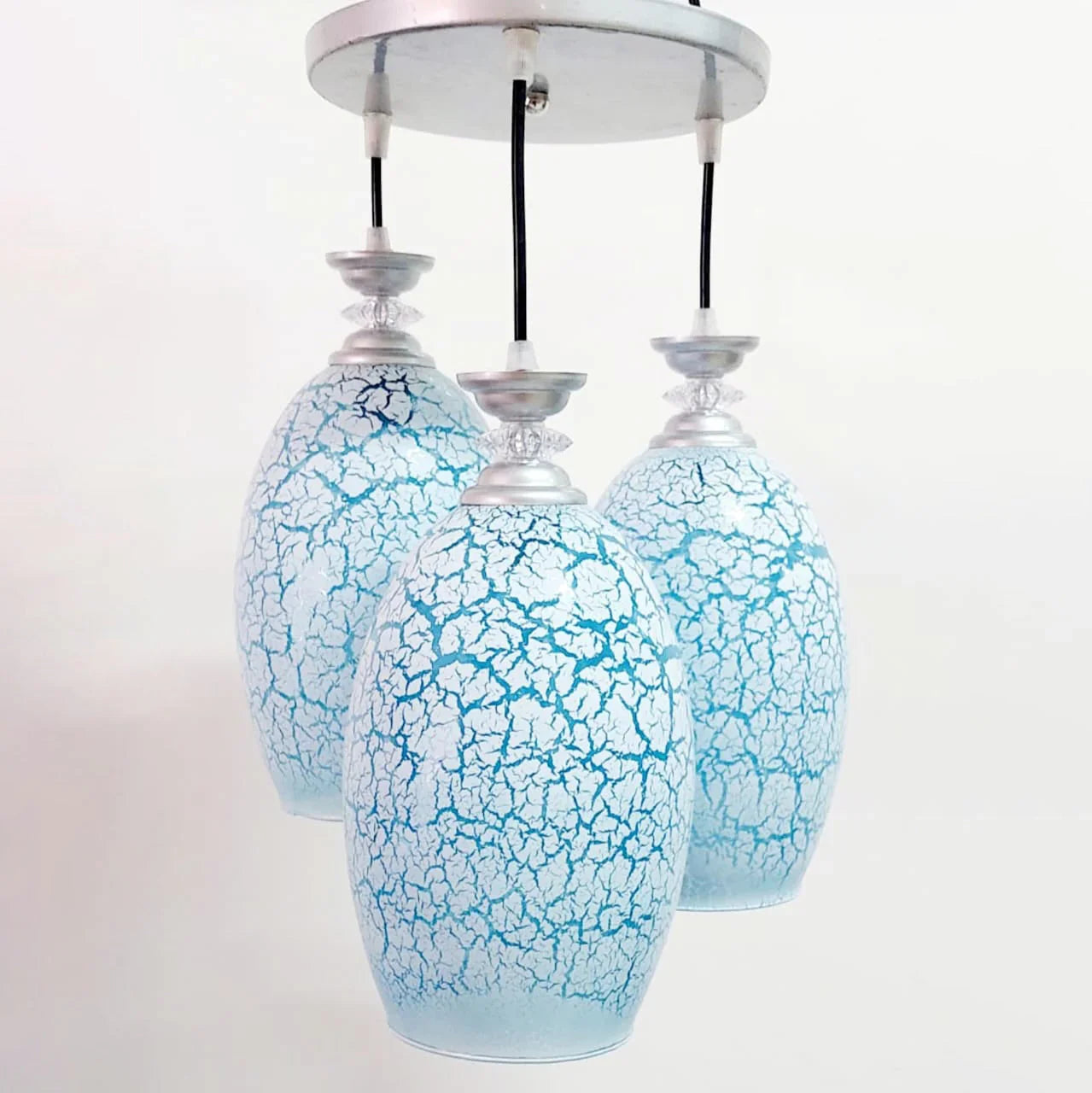 Triple ceiling lamp - Silver - 30x75 cm - Cataloug