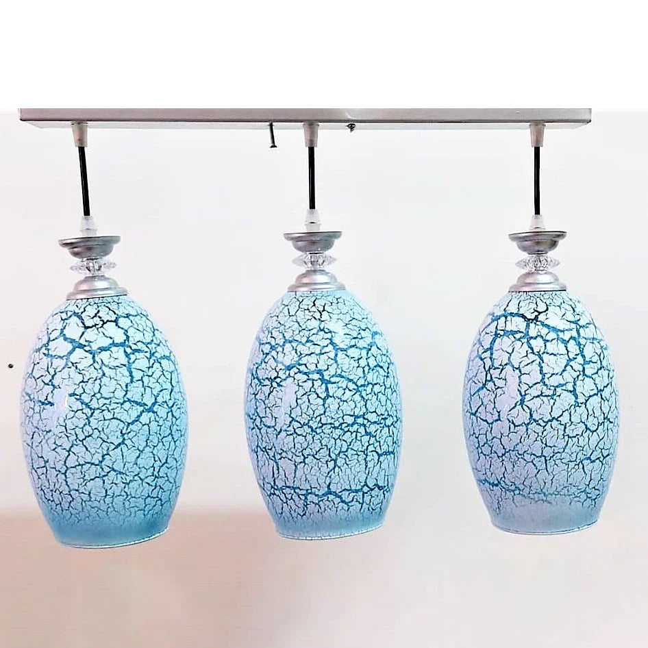 Triple ceiling lamp - Silver - 50x75 cm - Cataloug