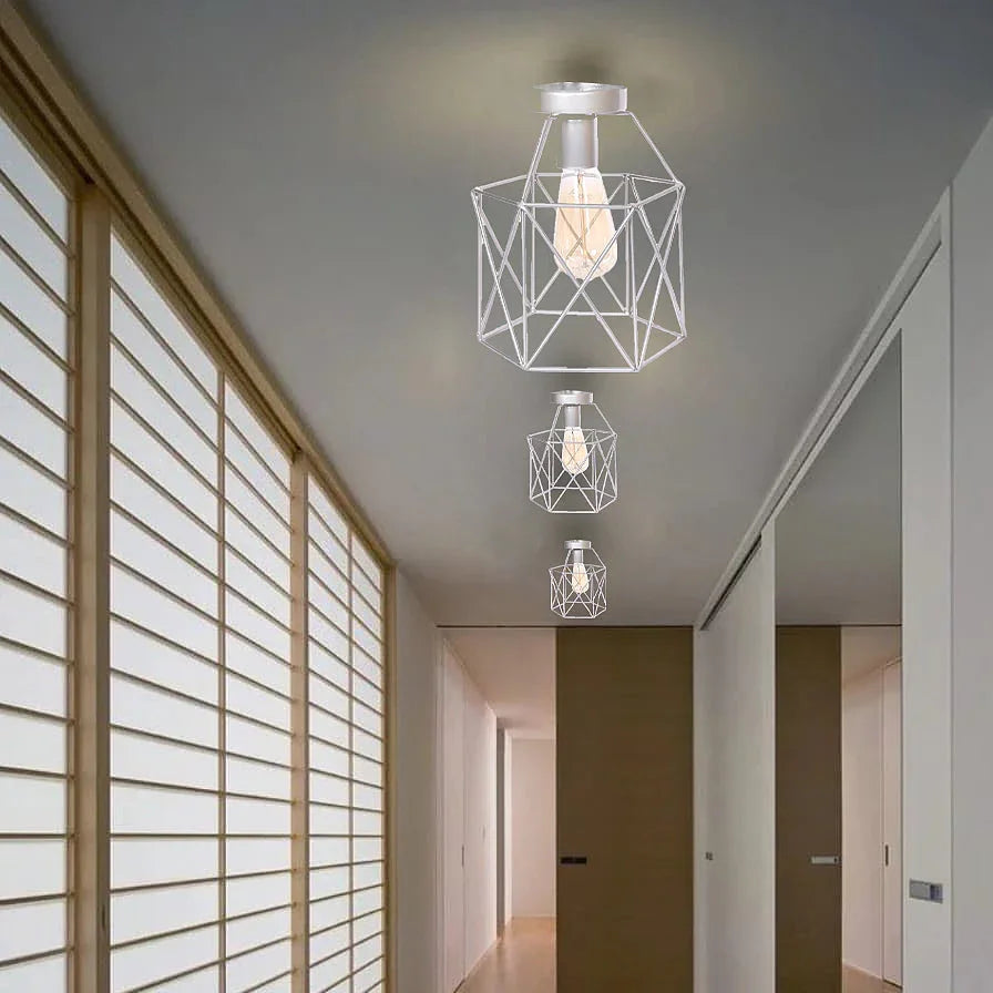 Ceiling lamp - White - 22x22 cm - Cataloug