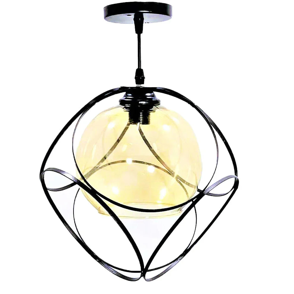 Ceiling lamp - Black - 22x75 cm - Cataloug