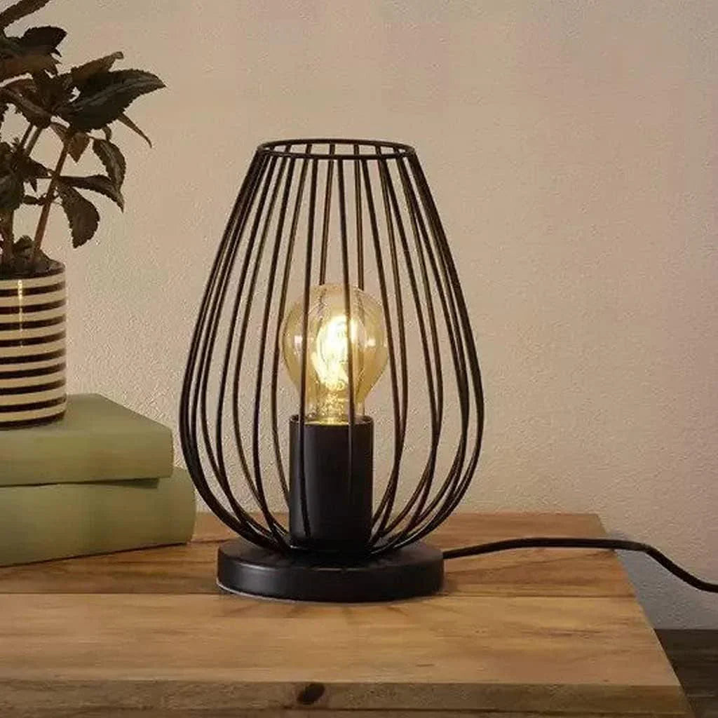 Moon-shaped lamp - Black - 15x15 cm - Cataloug