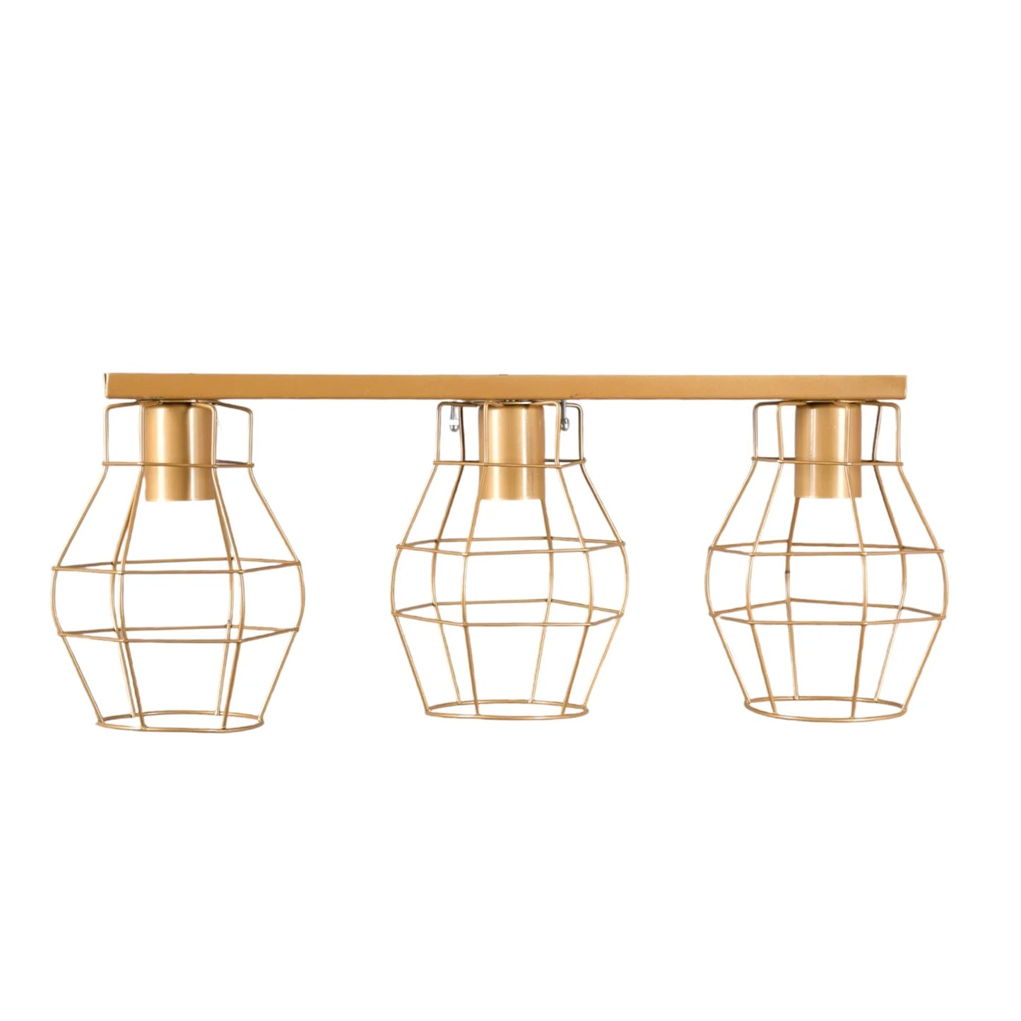Triple ceiling lamp - Gold - 50x22 cm - Cataloug
