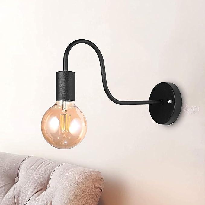Wall sconce - Black - 25x20 cm - Cataloug