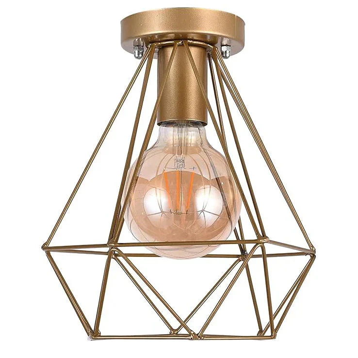 Ceiling lamp - Gold - 20x20 cm - Cataloug