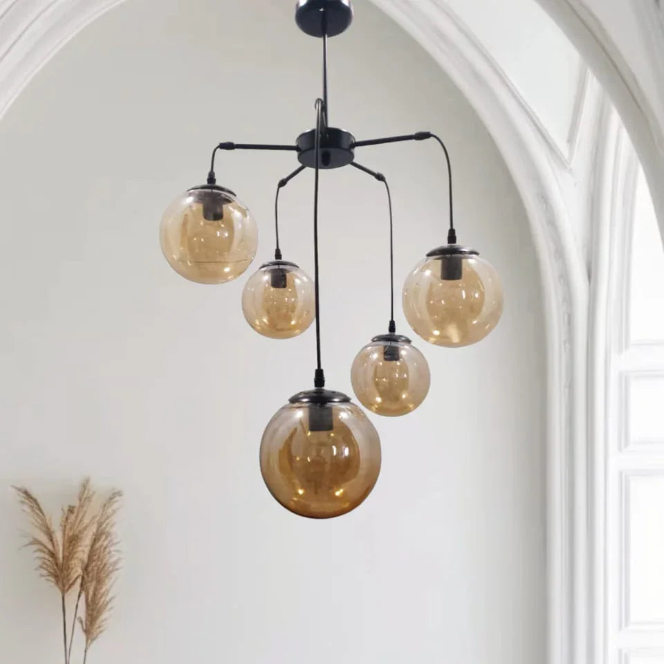 Ceiling lamp - Black - 80x70 cm - Cataloug