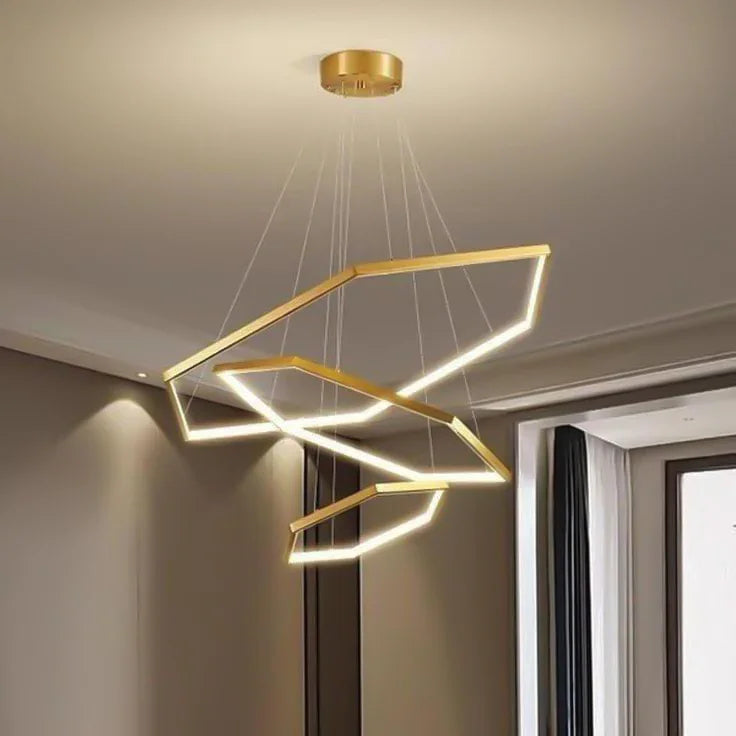 Chandelier - Gold -65x60 cm - Cataloug