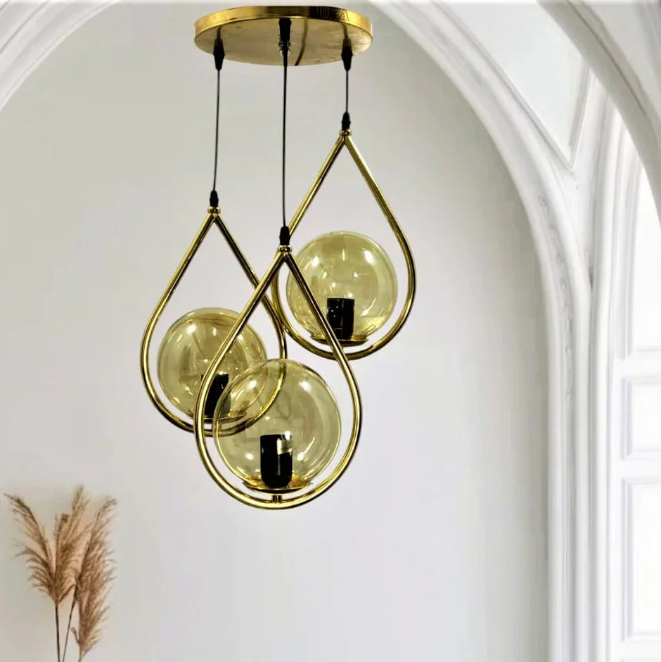 Ceiling lamp - Gold - 75x30 cm - Cataloug