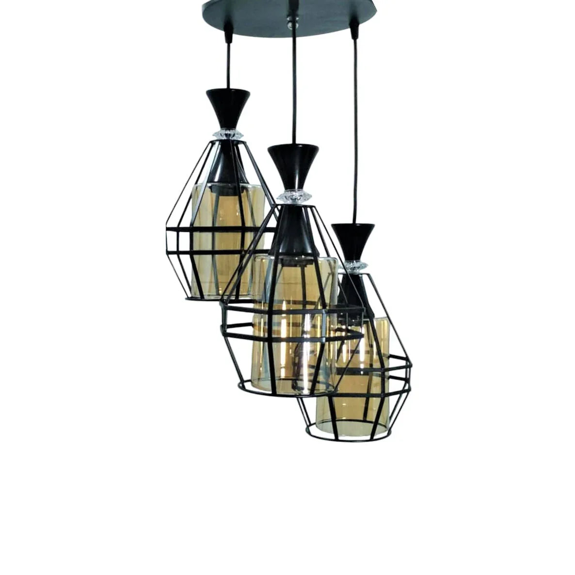Ceiling lamp - Black - 75x30 cm - Cataloug