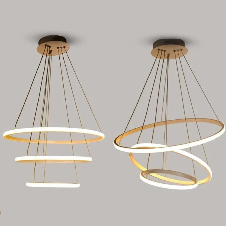 Chandelier - Gold - 70x60 cm - Cataloug