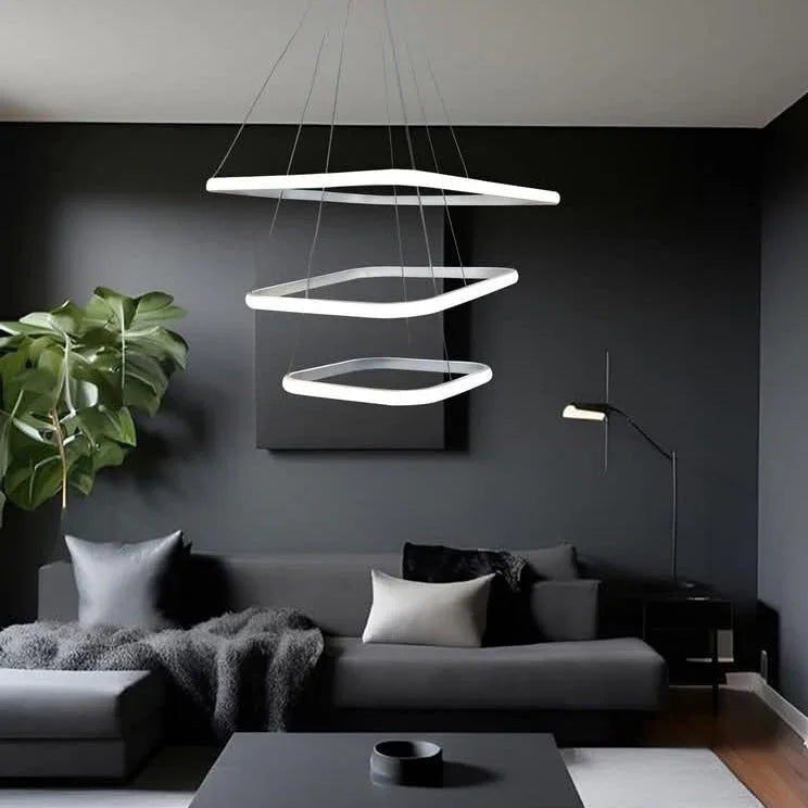 Chandelier - White - 70x60 cm - Cataloug