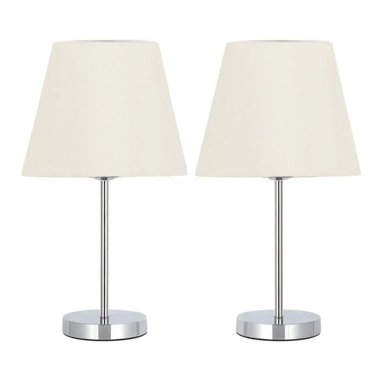Two-piece table lamp - White - 45x25 cm - Cataloug