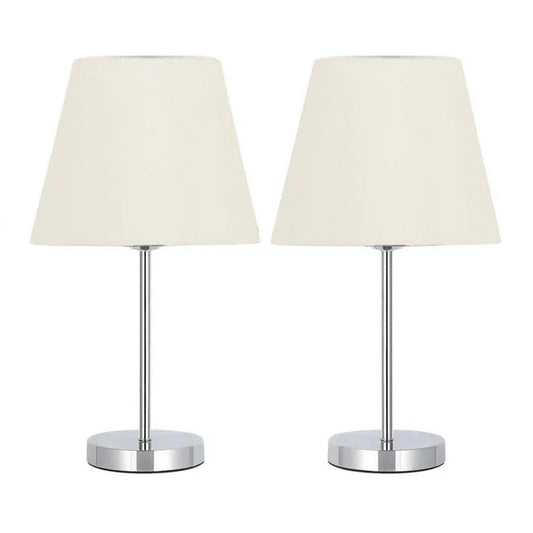 Two-piece table lamp - White - 45x25 cm - Cataloug