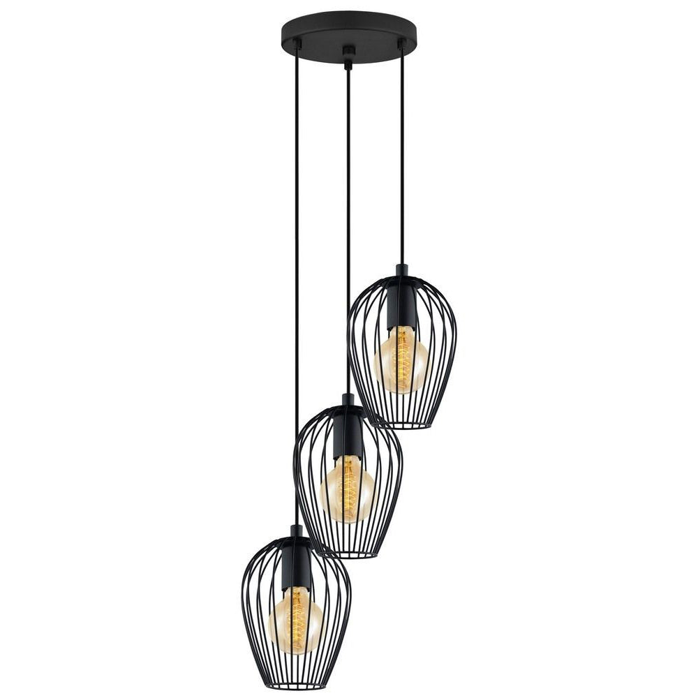 Triple ceiling lamp 30x80 cm