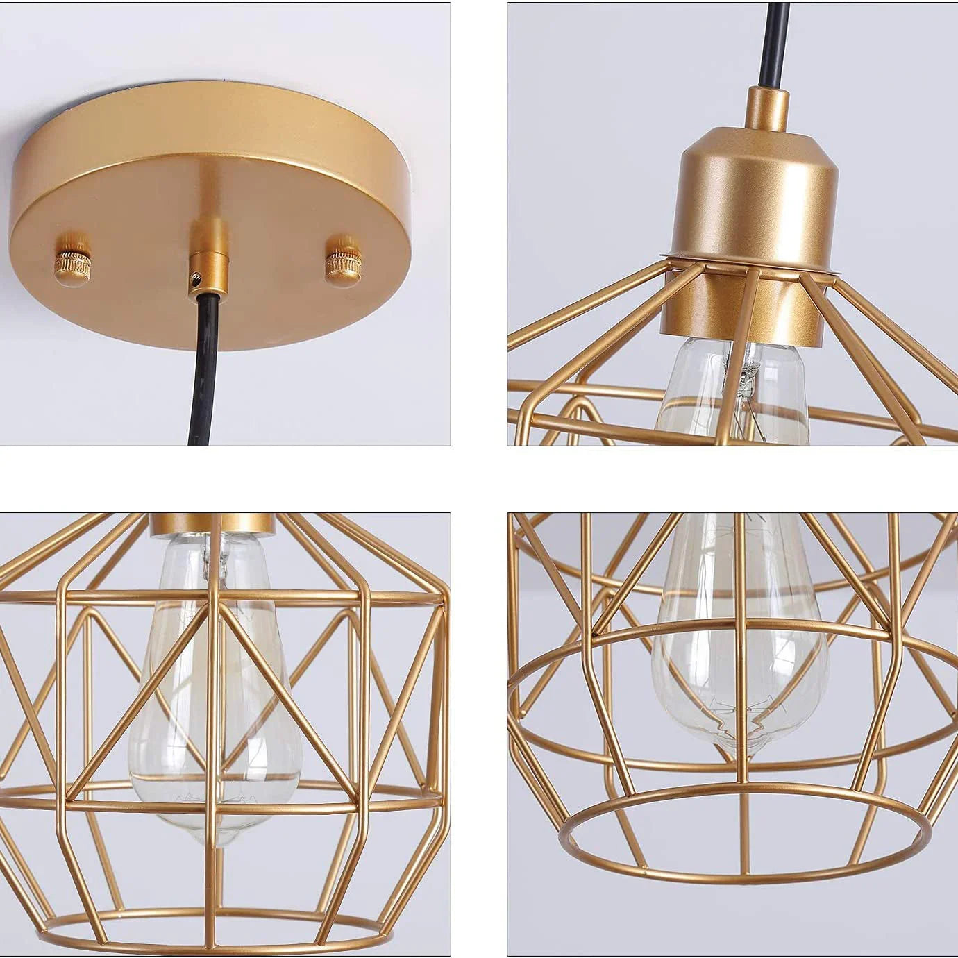 Ceiling lamp - Gold - 60x100 cm - Cataloug