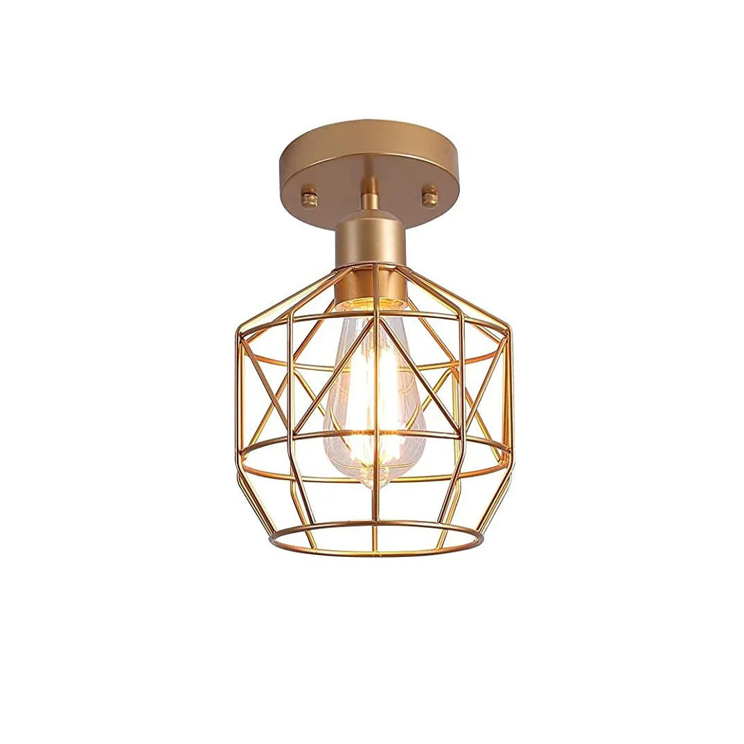 Ceiling lamp - Gold - 35x35 cm - Cataloug