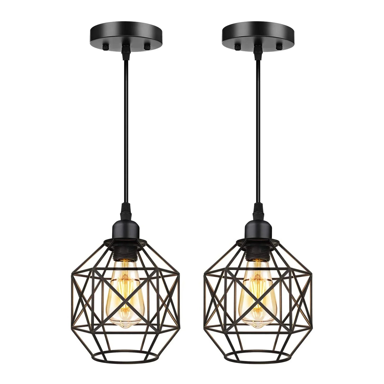 Ceiling lamp - Black - 40x100 cm - Cataloug