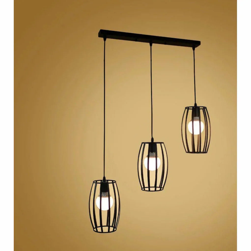 Ceiling lamp - Black - 55x100 cm - Cataloug