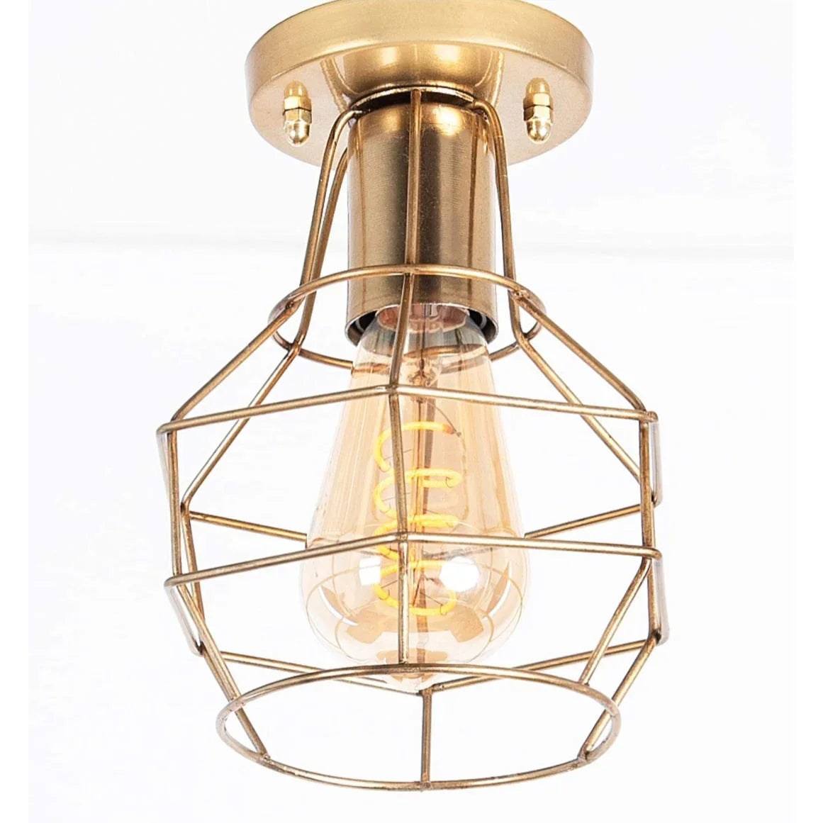 Ceiling lamp - Gold - 16x20 cm - Cataloug