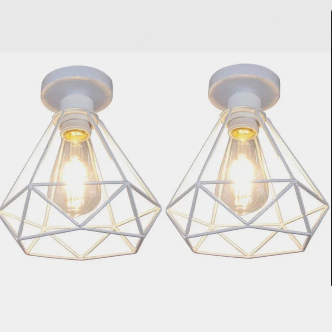 Ceiling lamp - White - 23x23 cm - Cataloug