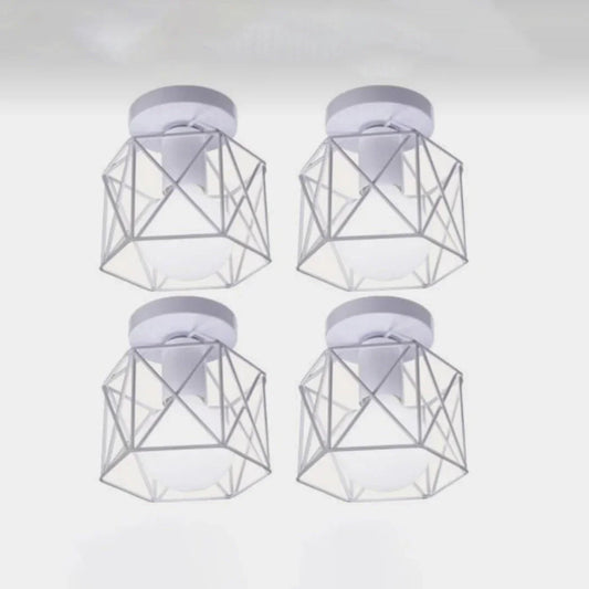 Ceiling lamp - White - 20x20 cm - Cataloug