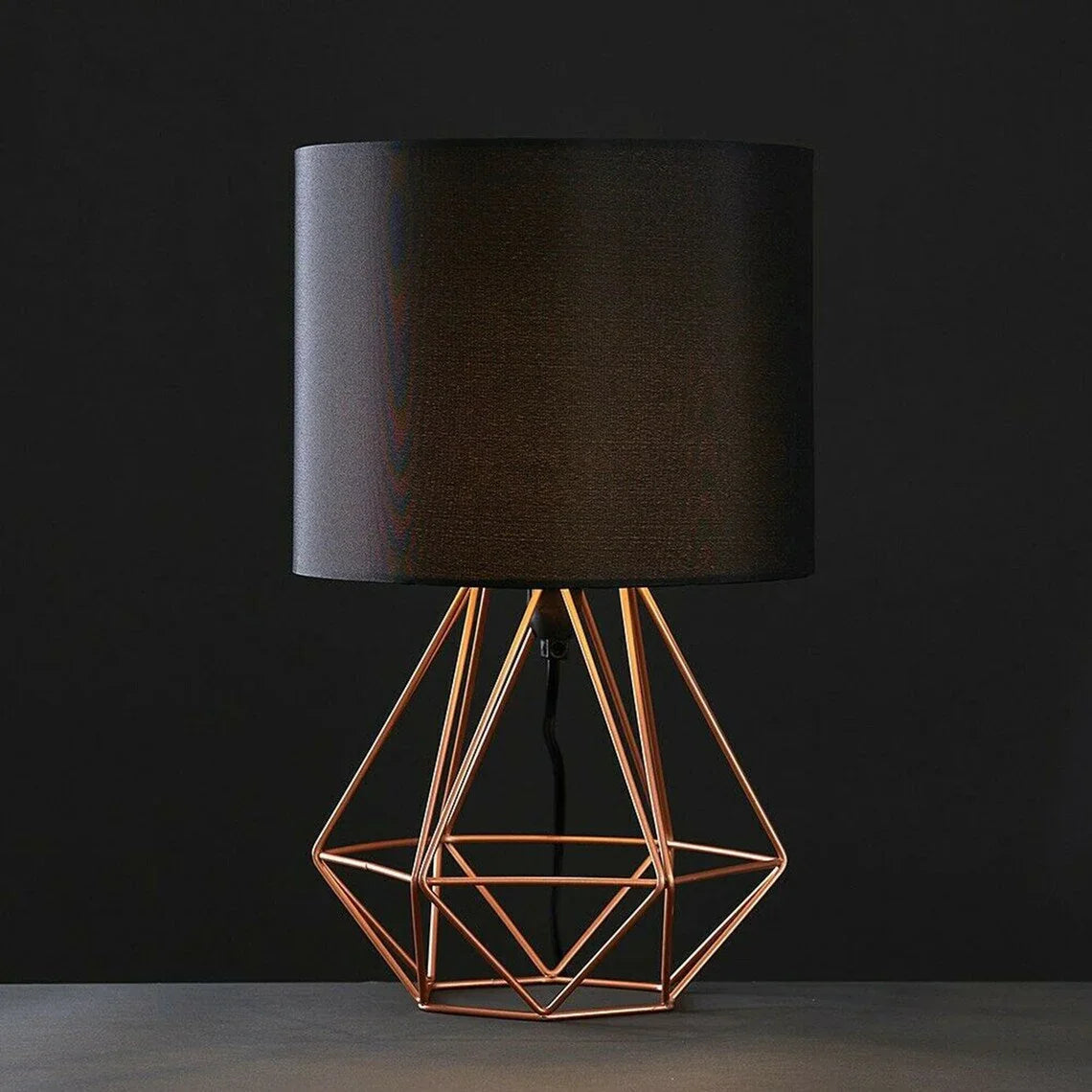 Table lamp - Black & Gold - 23x45 cm - Cataloug