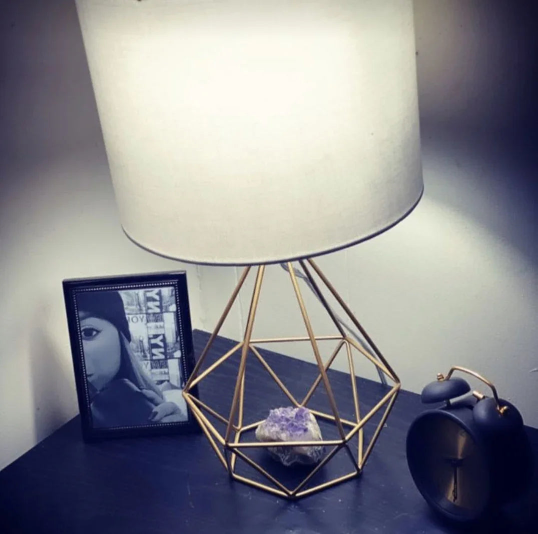Table lamp - Gold & White - 20x42 cm - Cataloug