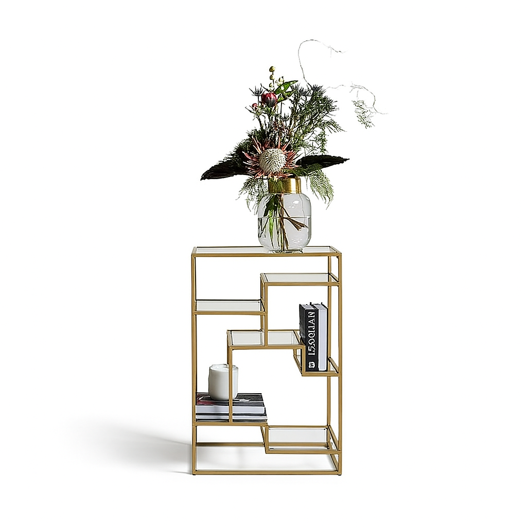 Display Unit Steel Glass
